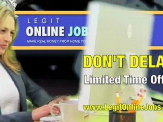 Legit Online Jobs Special Offer