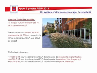 Conférence urbanisme durable - AEU