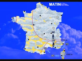 Météo 30 novembre 2012: Refroidissement, neige et pluie !