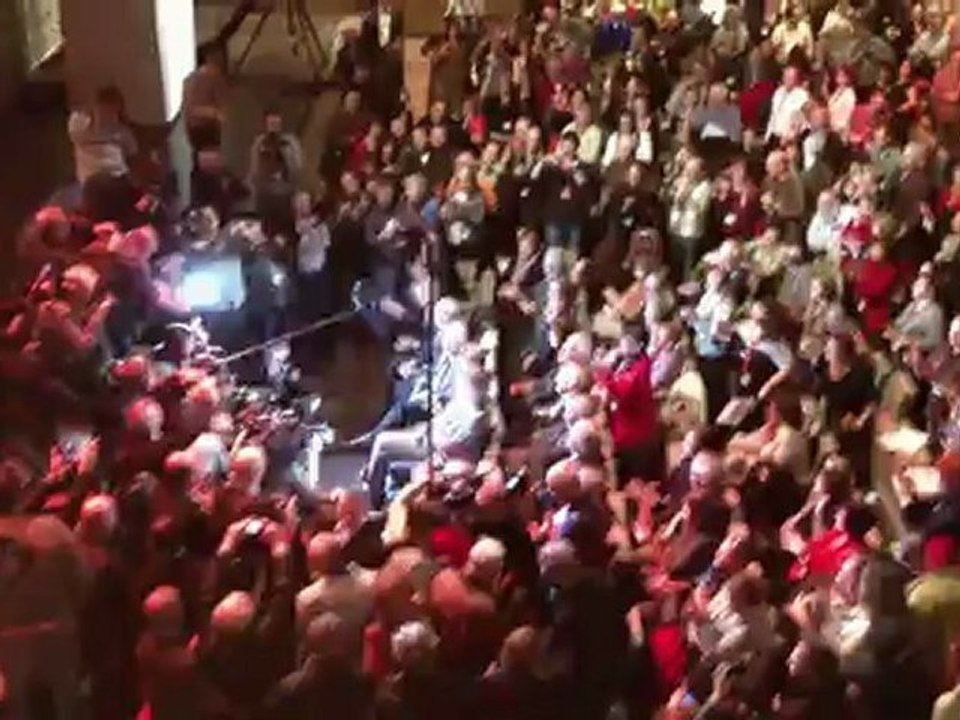 Standing ovation François Chérèque lors du passage de témoin de l'AG du 29 novembre 2012