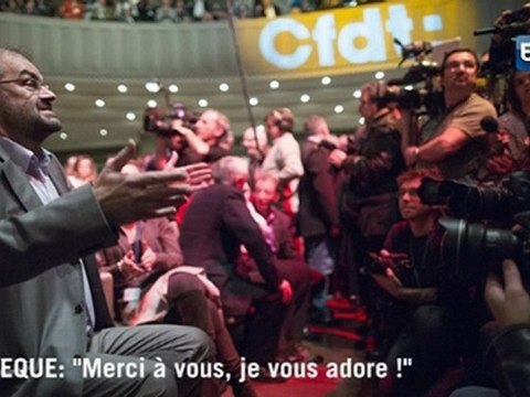 Les remerciements de François Chérèque