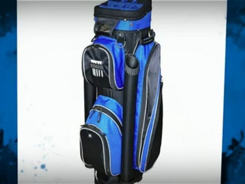 RJ Sports EX-250 9” Cart Bag Blue