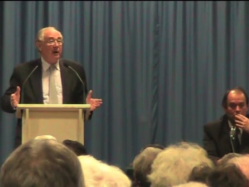 réunion anti-mariage pour tous à Avranches : intervention de Jean Bizet