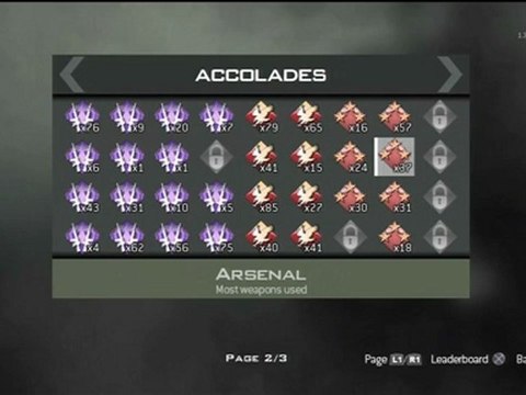 MW3 Accolades (All Mw3 Accolades)