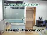 corrugated display sample maker cutting table