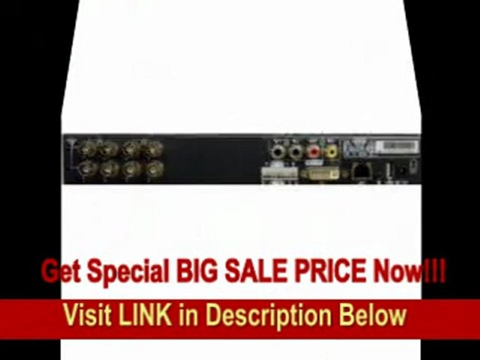 [SPECIAL DISCOUNT] Lorex Edge+ LH328501C4 8-Channel Video Security DVR with Internet, 3G Mobile Viewing and 4 Security Cameras (Black)