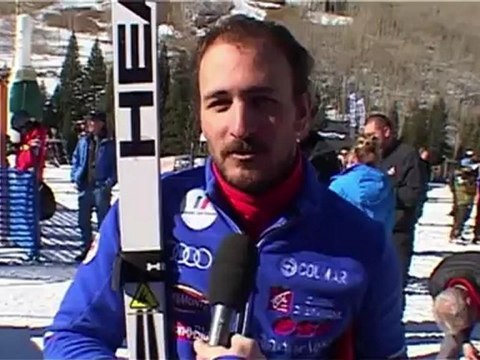 Itw de Fayed 2eme à l'entrainement de Beaver Creek