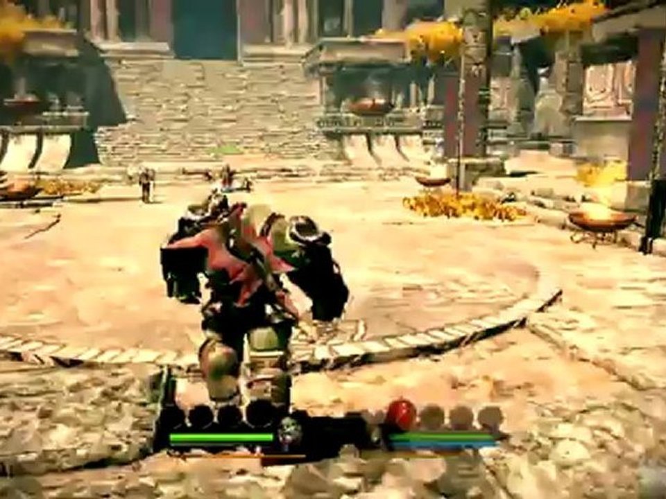 Of Orcs and Men - Le combat contre les amazones à l'entrée du temple