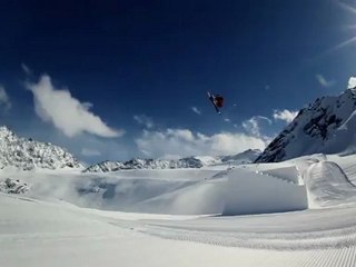 Almdudler Snowpark Soelden: Big Hit with the Freeski Crew - March 2012