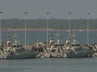 Australian navy ship raided