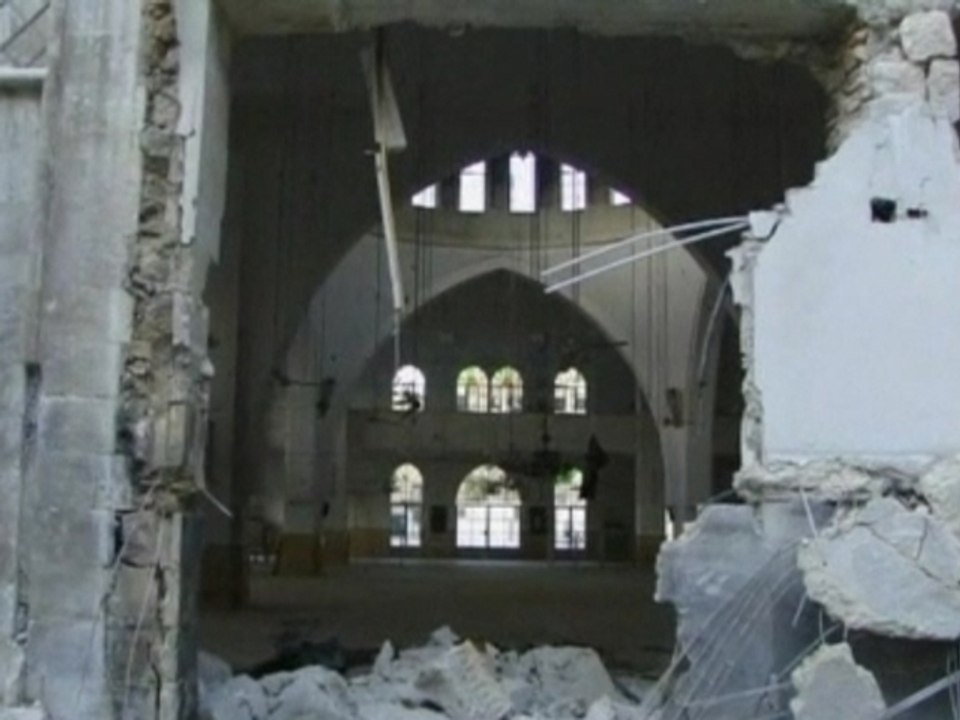 Battle scars of Aleppo