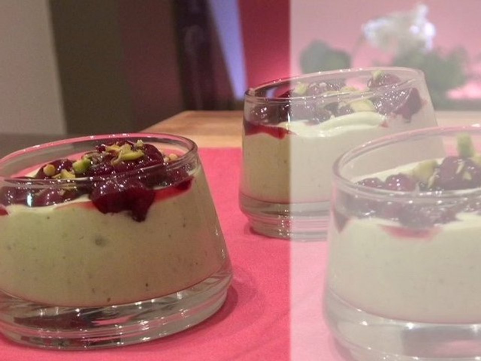 Verrine aux pistaches, griottes 100 % gourmande - 750 Grammes