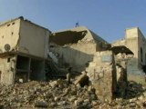 Mosques destroyed by bombing in Aleppo