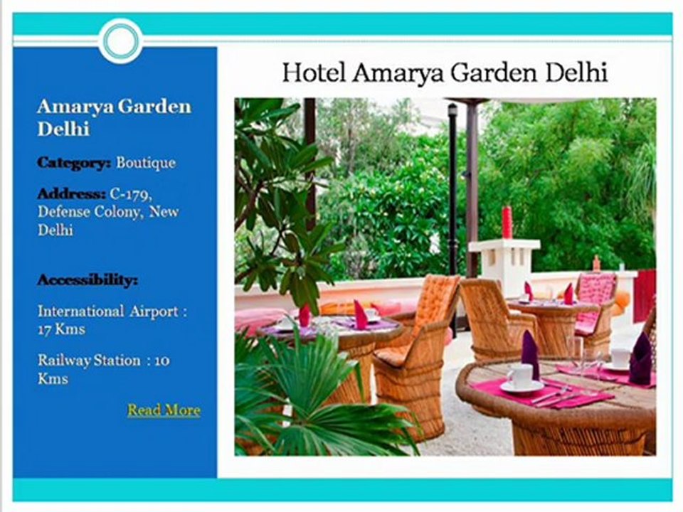 Five Star Luxury Hotels of Delhi