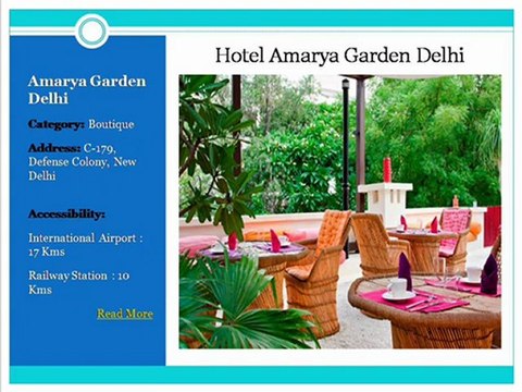 Five Star Luxury Hotels of Delhi