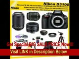 [REVIEW] Nikon D5100 16.2MP CMOS Digital SLR Camera with 3-inch Vari-Angle LCD Monitor Triple Lens S