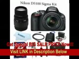[FOR SALE] Nikon D5100 16.2MP CMOS Digital SLR Camera with 18-55mm f/3.5-5.6 AF-S DX VR Nikkor Zoom Lens   Sigma 70-300mm Zoom Lens   Deluxe Camera Gadget Bag   LexSpeed 32GB Class 10 SDHC Memory Cards   Two Mul