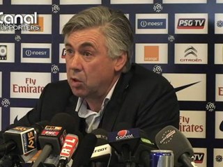Conférence de presse de Carlo Ancelotti avant Nice-PSG