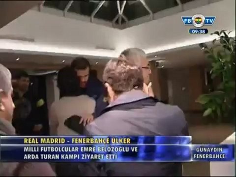 EMRE BELÖZOĞLU VE ARDA TURAN FENERBAHÇE ÜLKER'İ ZİYARET ETTİ