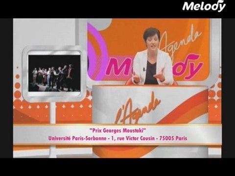 Inscriptions Prix Georges Moustaki 2013 / Télé Melody