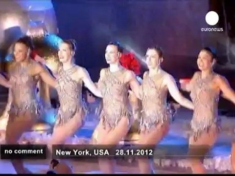 2012 Rockefeller centre Christmas tree lighting - no comment