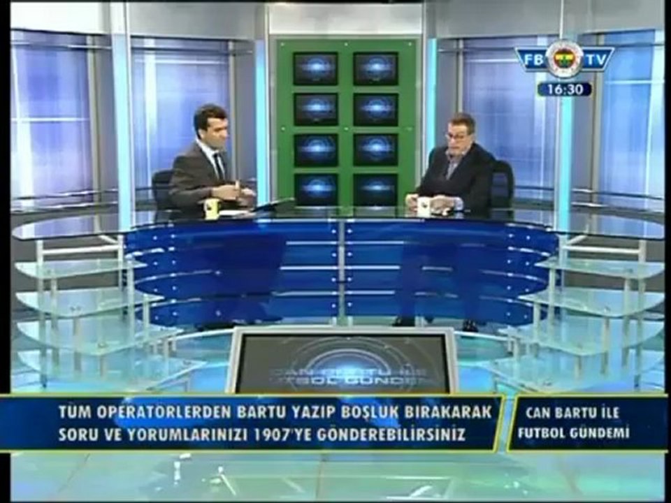 29 Kasım 2012 Can Bartu ile Futbol Gündemi Programı Fırat Aydınus Yorumu