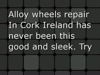 Alloy Wheels Repair In Cork Ireland