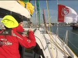 L'arrivée de Louis Burton aux Sables D'Olonne