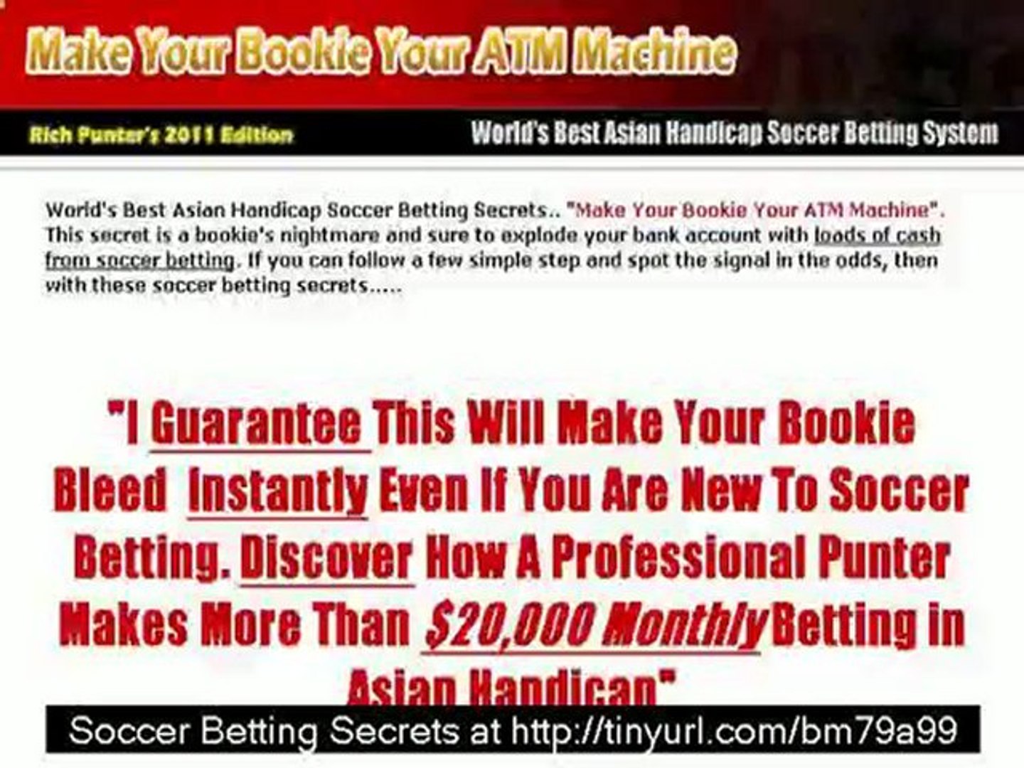 Soccer Betting Secrets Video Dailymotion