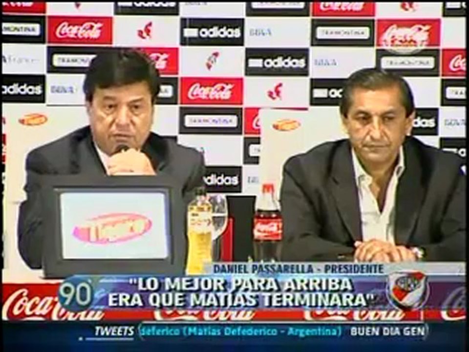 Presentacion de Ramon Diaz en River - Parte 1