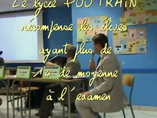 Le lycée Poutrain récompense les meilleurs élèves pour la session 2012.