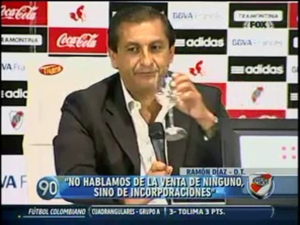 Presentacion de Ramon Diaz en River - Parte 3