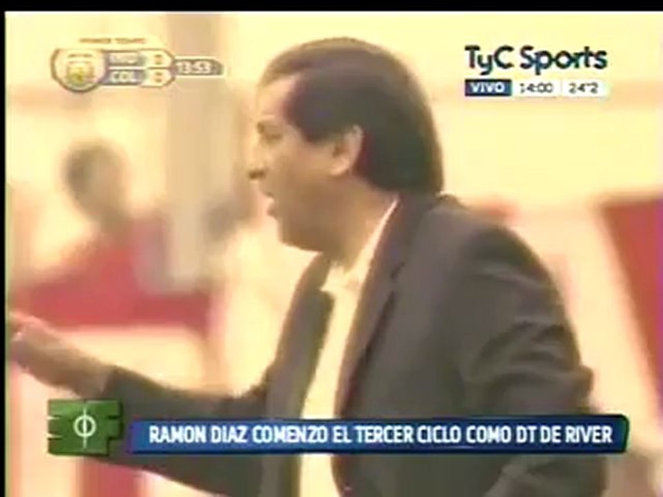 Compilado de Ramon Diaz DT en Estudio Futbol
