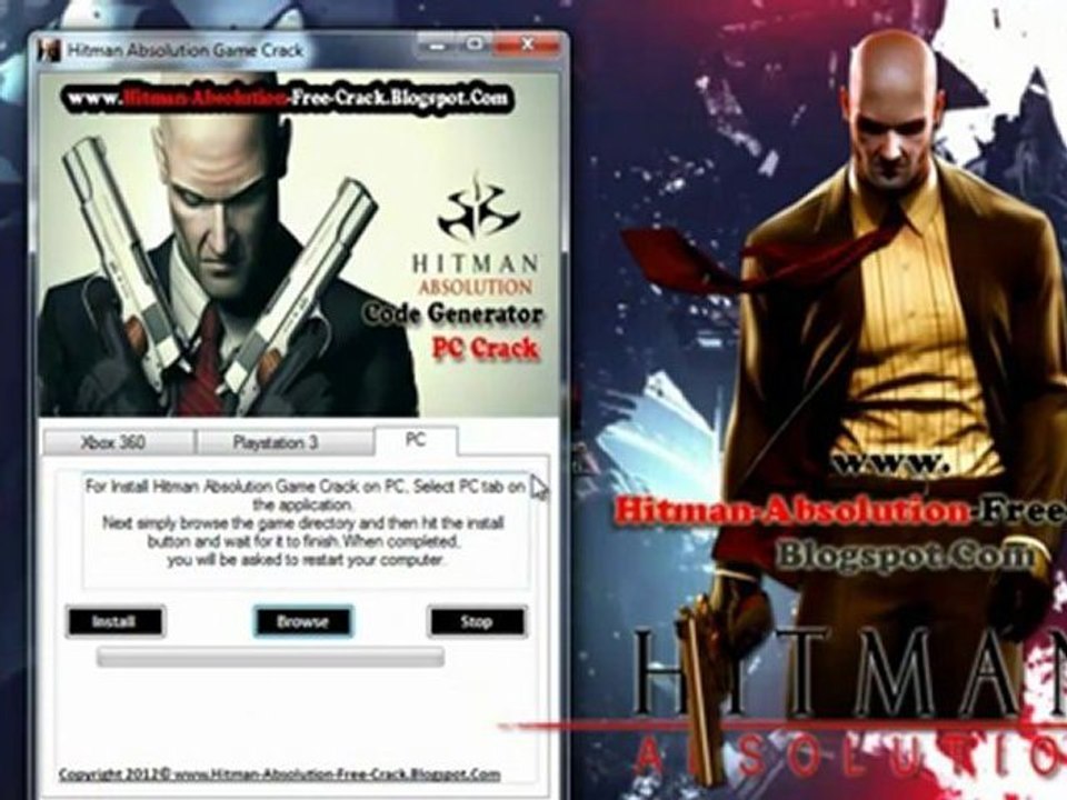 Hitman Absolution SKIDROW  Crack + Redeem COdes