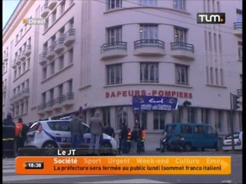 Manifestations des pompiers (Lyon)