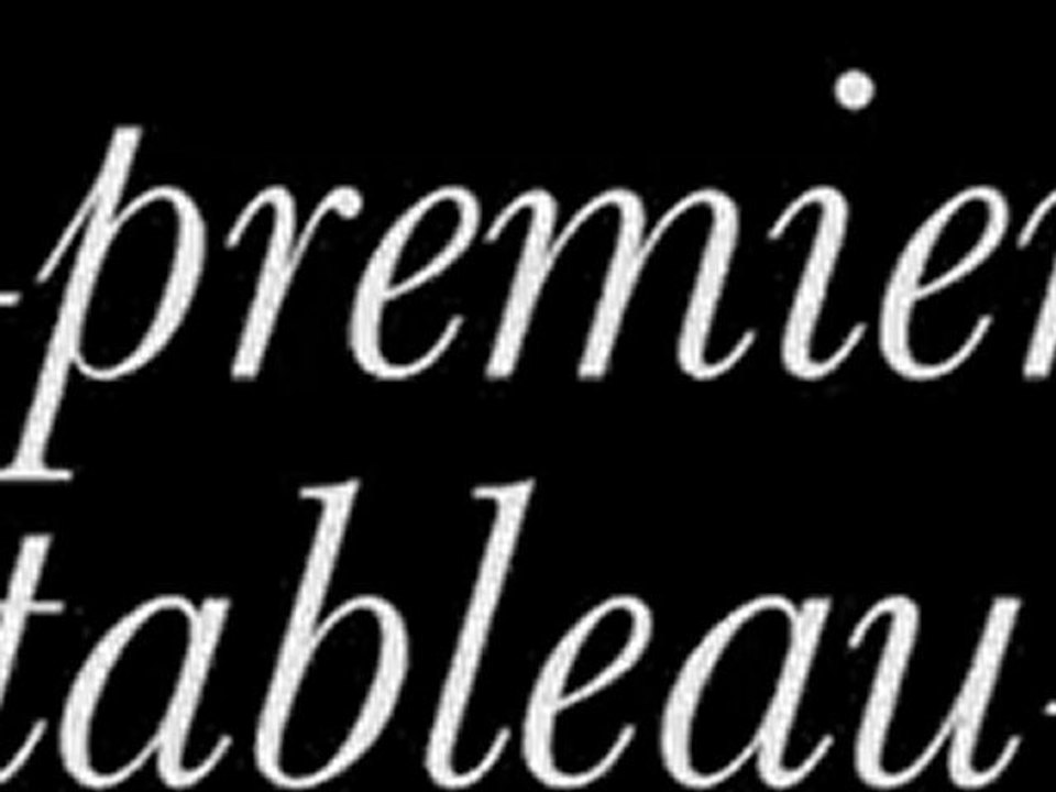 "Contemplations" - Premier tableau