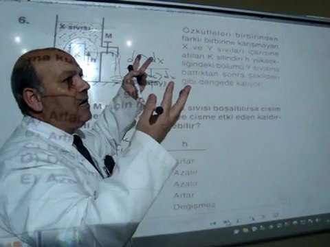 UĞUR DERSHANESİ 11.SINIF GBS-2 FİZİK 6. SORU