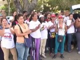 Partidarios del Gobierno protestan por terrenos en El Arsenal de Maracay