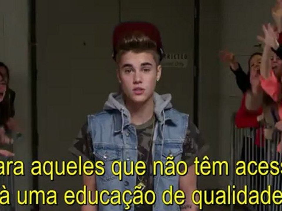 Justin Bieber - "Students for Students" - Pencils of Promise 2012 - LEGENDADO