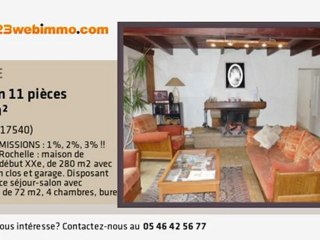 A vendre - maison - Vérines (17540) - 11 pièces - 280m²