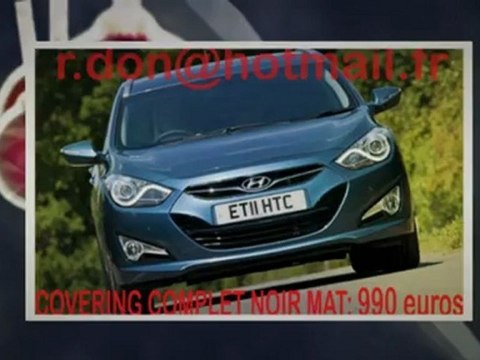 Hyundai i40 , Hyundai i40, essai video Hyundai i40, Hyundai i40 covering, Hyundai i40 peinture noir mat