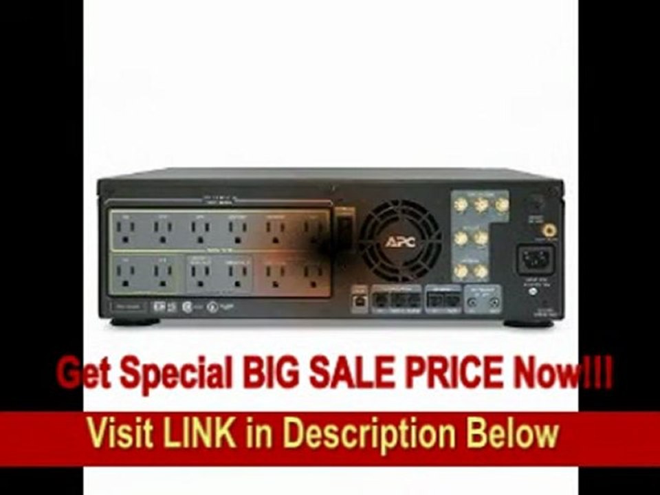 [REVIEW] APC AV 1kVA 120V S Type Power Conditioner with Battery Backup (S15BLK)