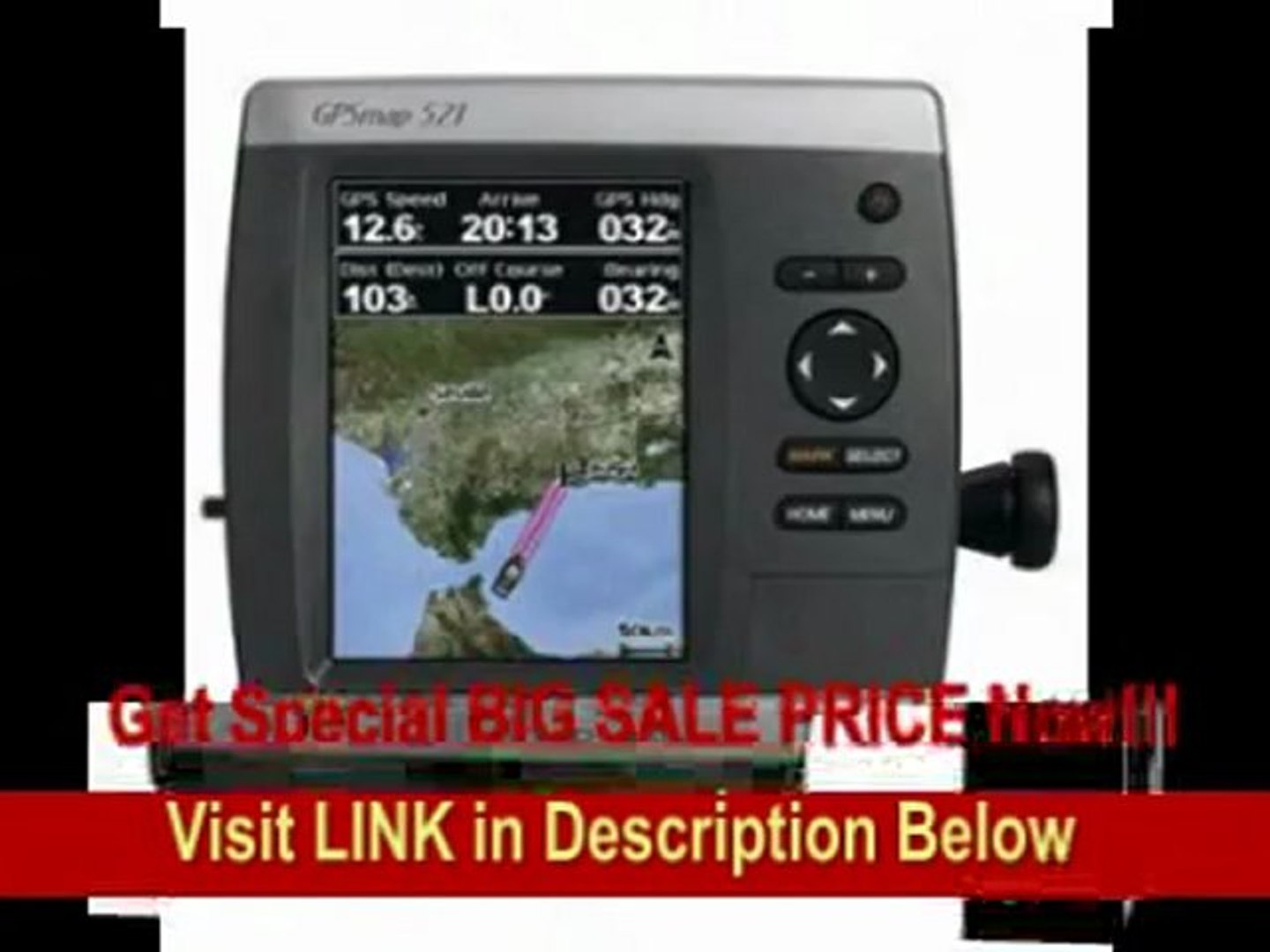 FOR SALE] Garmin GPSMAP 521s 5-Inch Waterproof Marine GPS and Chartplotter  (Without Transducer) - video Dailymotion