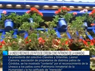 La Unesco reconoce los Patios de Córdoba como Patrimonio de la Humanidad