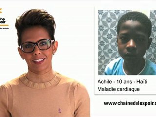 Audrey Pulvar soutient La Chaîne de l'Espoir