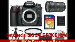 [SPECIAL DISCOUNT] Nikon D7000 Digital SLR Camera Body with 24-70mm f/2.8G AF-S Zoom Lens + 16GB Card + UV Filter + Case + Tripod + Accessory Kit