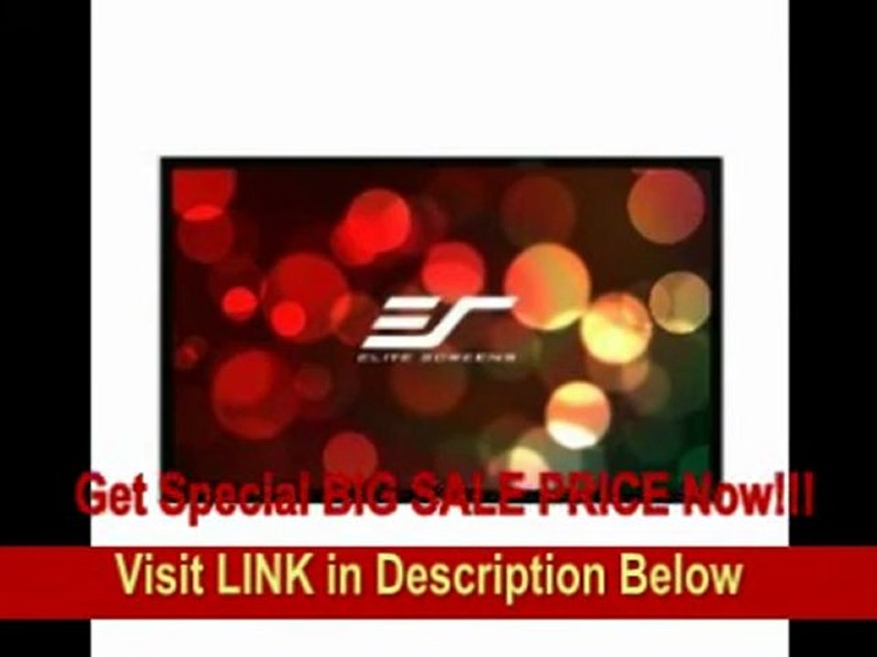 [BEST PRICE] Elite Screens R84GX-G7 ezFrame Fixed Projection Screen (84 16:10 AR)(7gain)