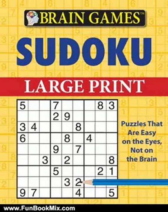 Fun Book Review: Brain Games: Sudoku (Large Print) by Editors of Publications International Ltd.