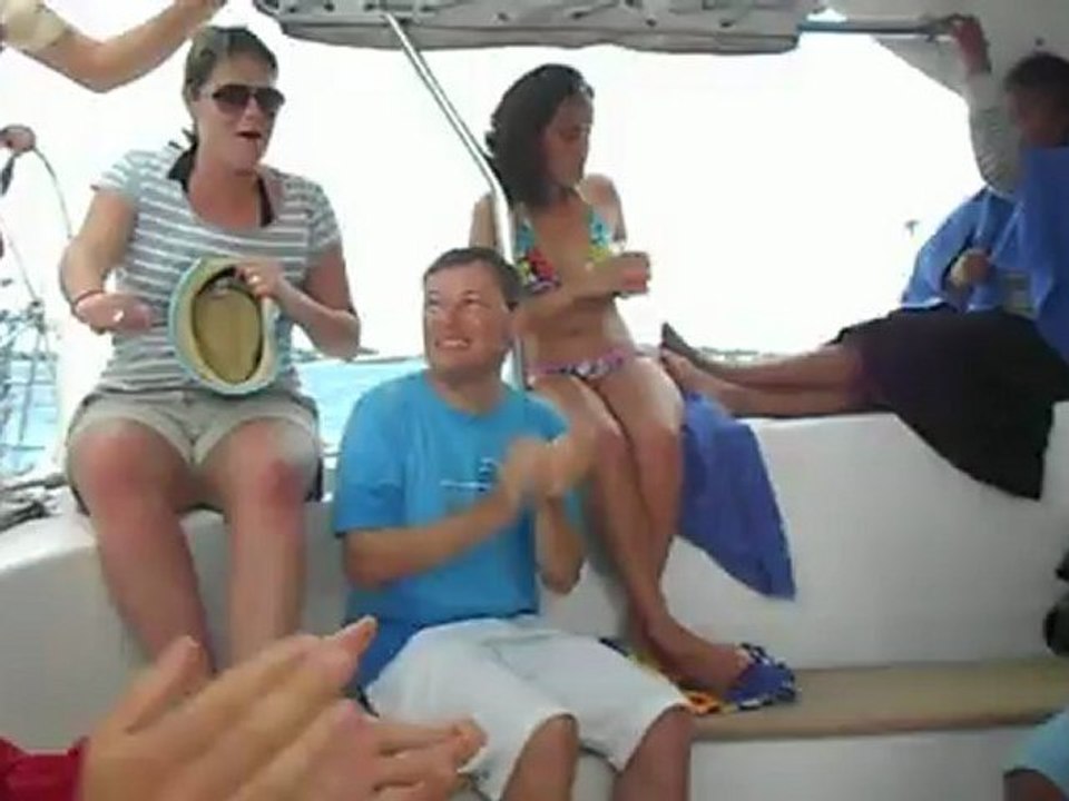 Nissa la monté - catamaran Juillet 2012