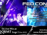 Fed Conti - Dj Live Mix at Nqqrmt Stage 2 [Nuuk, Nov 17th 2012] (Edm Bass Ukf Dnb Electro)